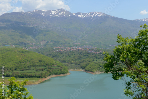 View at lake Debar on North Macedonia