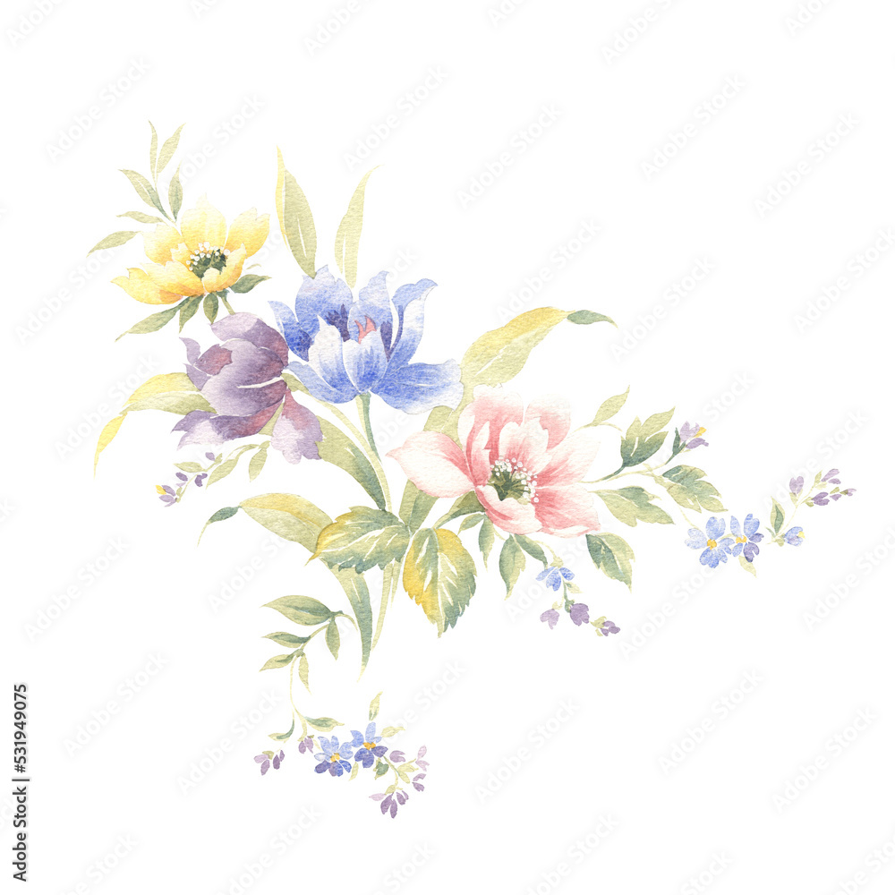 Greeting card with flowers, can be used as invitation card for wedding, birthday and other holiday and summer background Greeting card with flowers, can be used as invitation card for wedding, birthday and other holiday and summer background