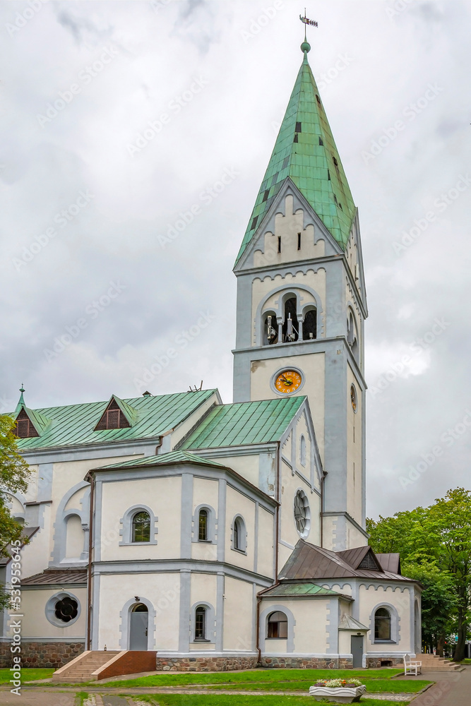 Obraz premium Kaliningrad, the building of the former Protestant church in memory of Queen Louise