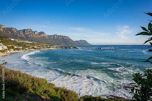 The beautiful Clifton beach in Cape Town, Western Cape, South Africa. 