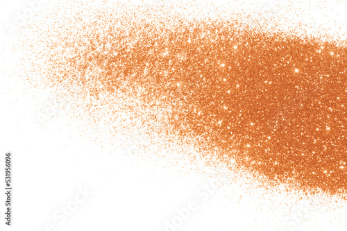 Background with bright orange glitter for your design