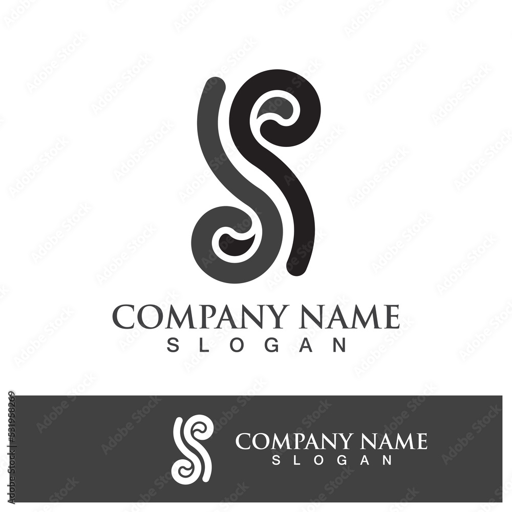 Business corporate S letter logo Business corporate S letter logo