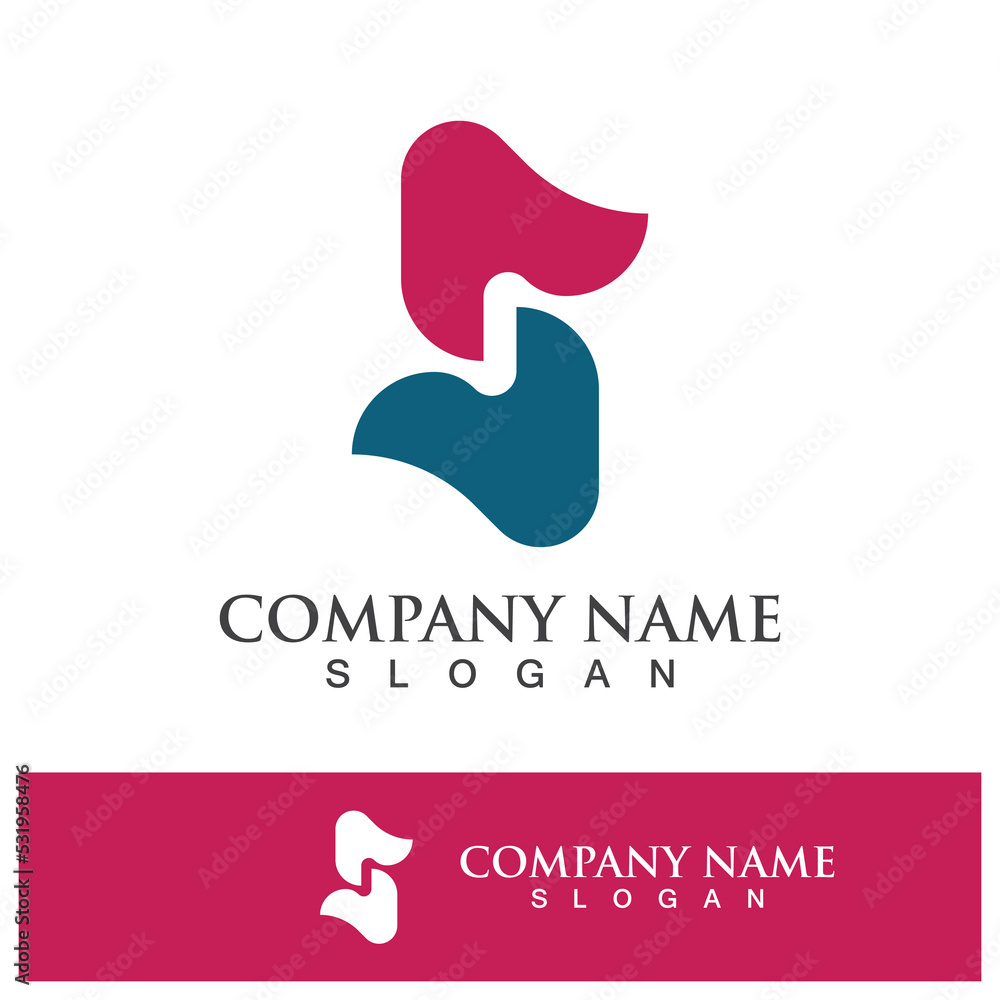 Business corporate S letter logo Business corporate S letter logo
