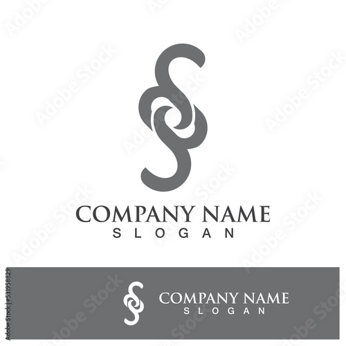 Business corporate S letter logo