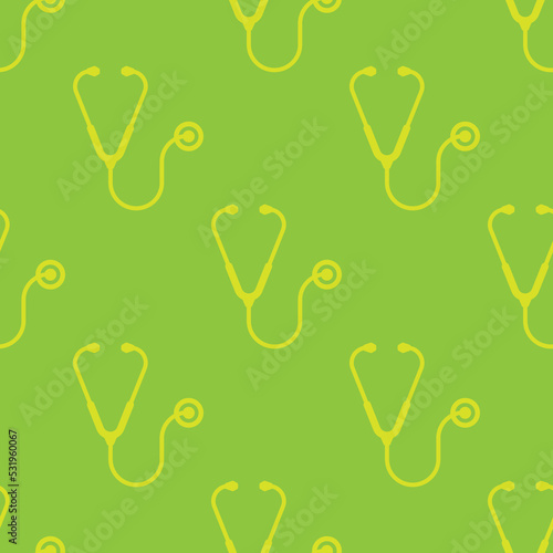 Stethoscope seamless texture pattern background