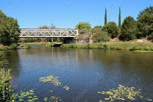 Obraz na plátně river isac in blain (france)