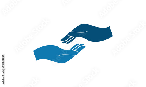Hand Care Logo vector icon Business
