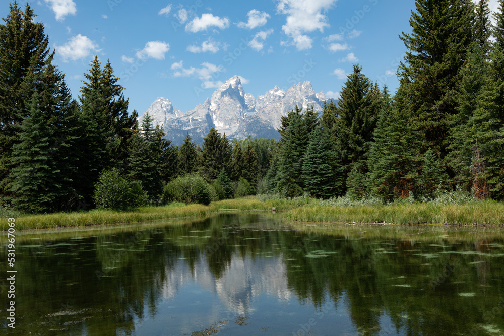 Grand Tetons Lake Reflections