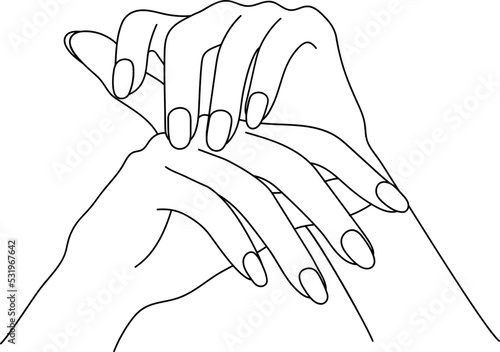 Hand Nail Polish Spa Cosmetic