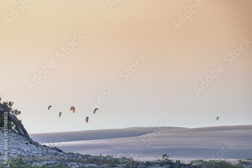 Obraz na płótnie paisagem natural em atins maranhão w salonie