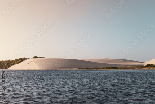 Obraz na płótnie Paisagem lençois maranhenses w salonie