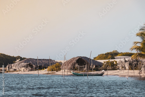 Obraz na płótnie Paisagem lençois maranhenses w salonie