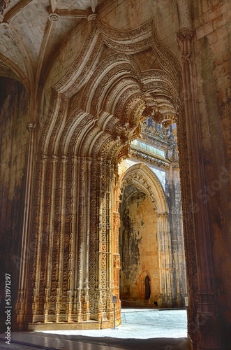 Capillas Imperfectas del Monasterio de Santa Maria da Vit  ria en Batalha  provincia de Beira Litoral  Portugal.