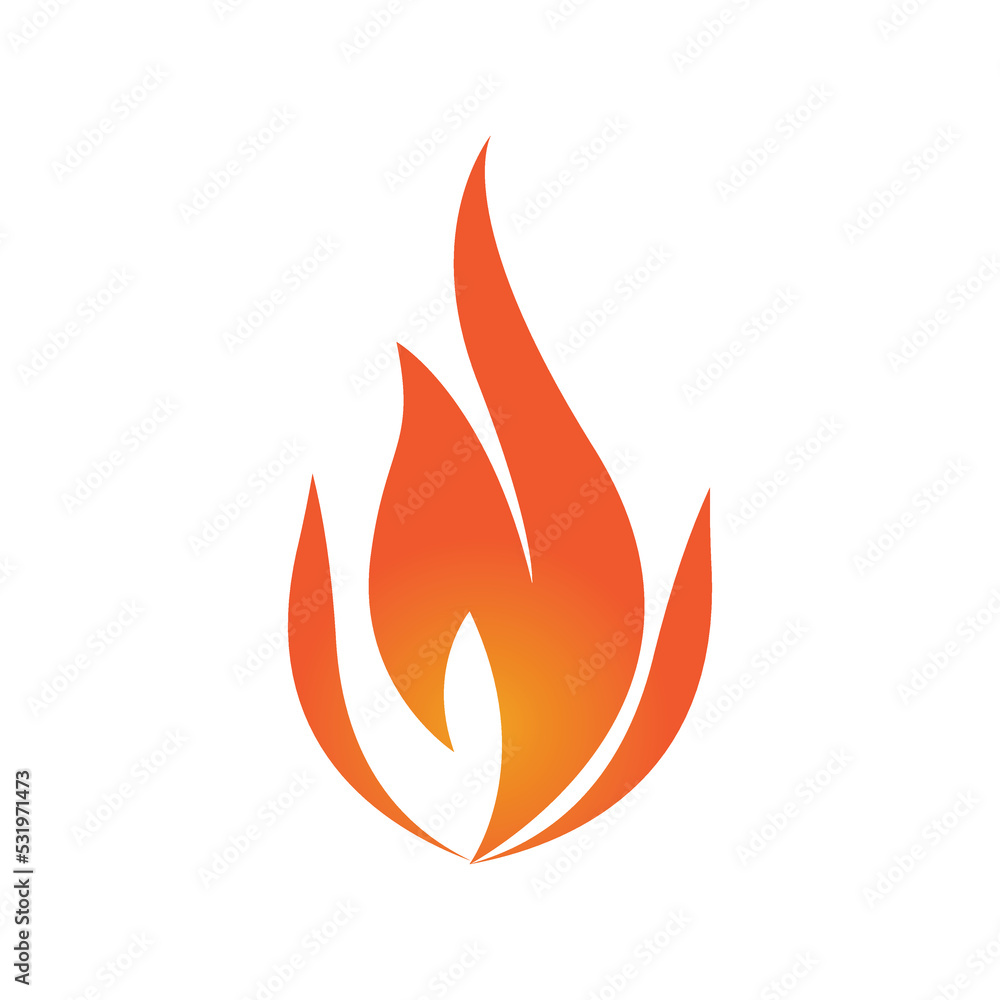 Fire flame Logo vector, Oil, gas and energy logo concept Fire flame Logo vector, Oil, gas and energy logo concept