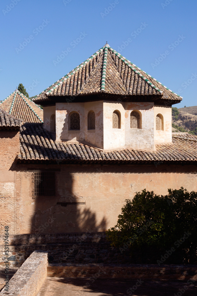 Granada (Spain). Exterior dome of the Sala de los Abencerrajes in the Alhambra in Granada