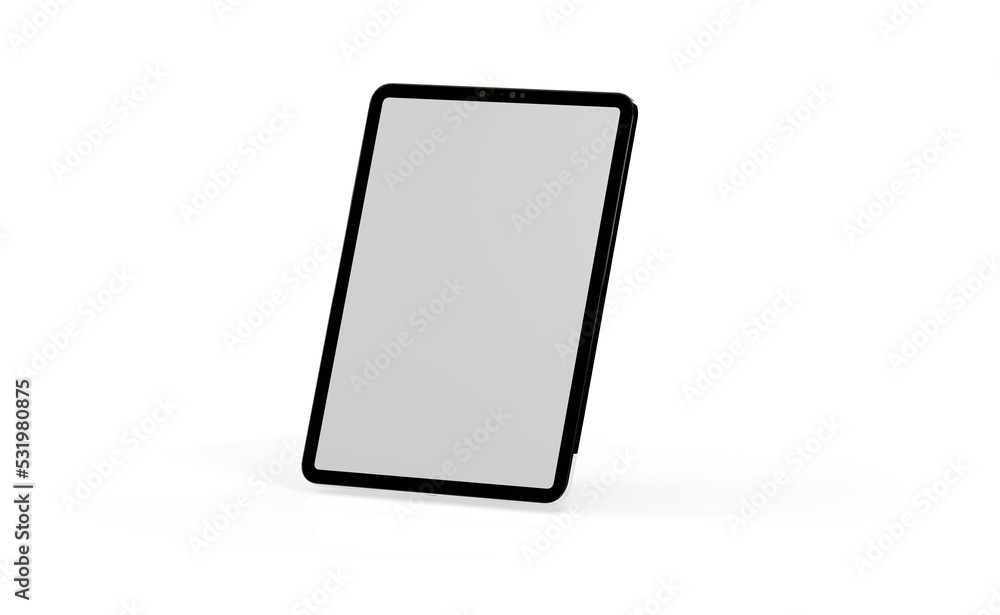 Tablet pc computer with blank screen 3d Tablet pc computer with blank screen 3d