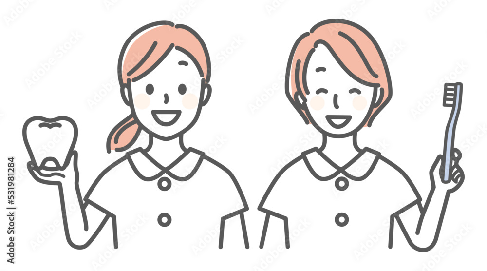 simple illustration for dentist and teeth simple illustration for dentist and teeth
