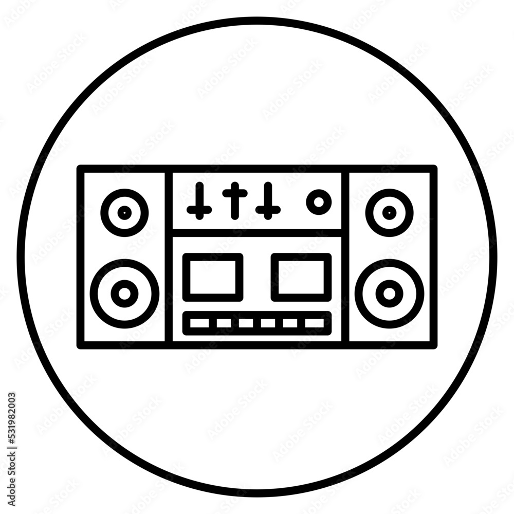 radio tape icon radio tape icon