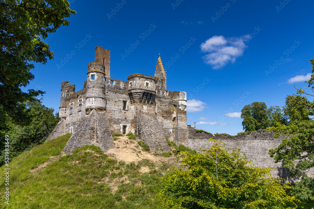 Chateau du Plessis Mace, Pays de la Loire, France