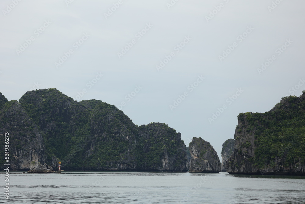 Rocks in Halong Bay Rocks in Halong Bay