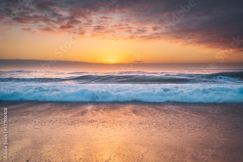Sunset on the beach in Big Sur, California © Ian Miller