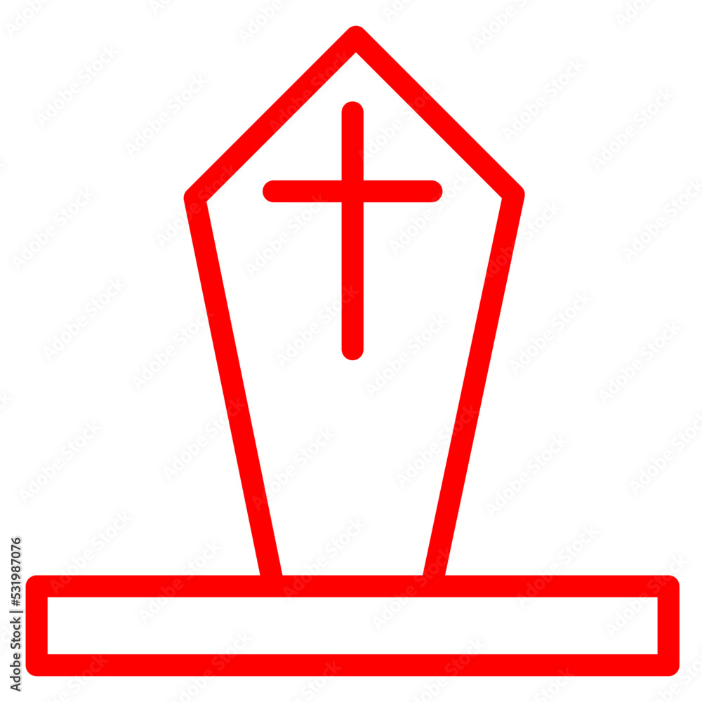 Fototapeta premium funeral icon