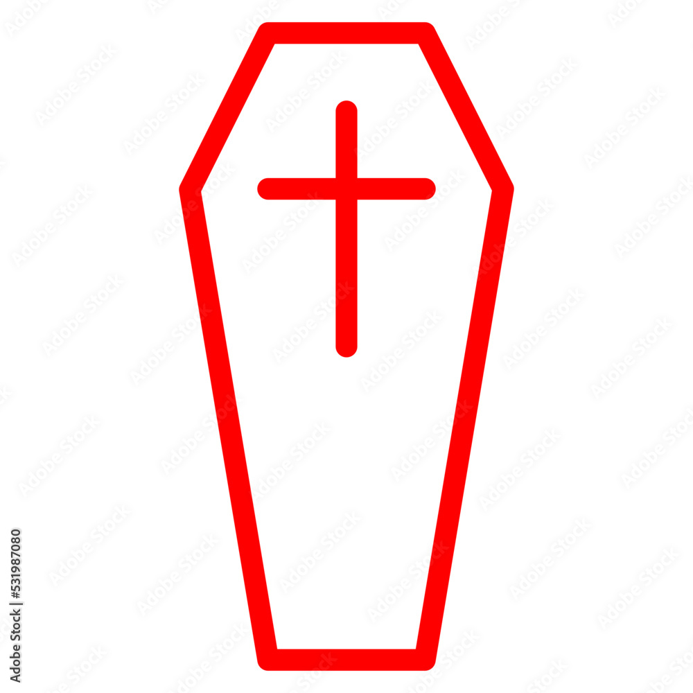 Fototapeta premium funeral icon