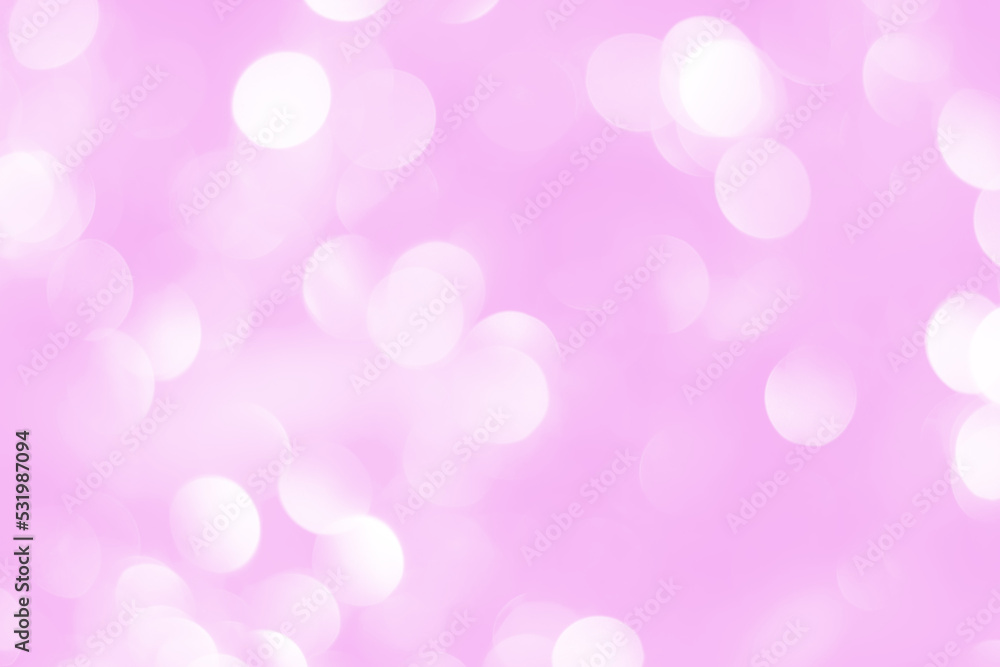 Pink Bokeh Background - Lights At Night - Christmas 