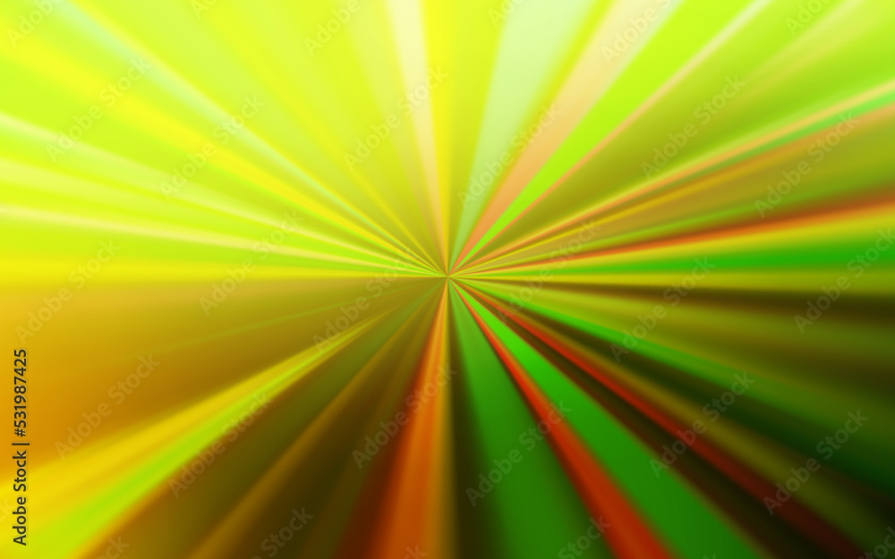 Obraz premium Light Green, Yellow vector blurred and colored pattern.