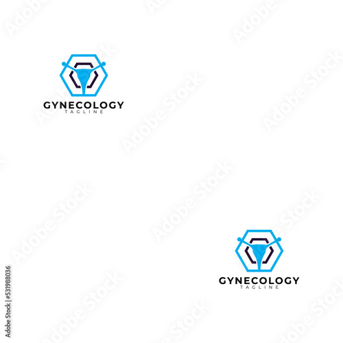 gynecology logo icon vector isolated