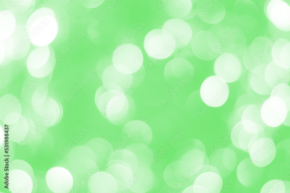 Green Bokeh Background - Lights At Night - Christmas Green Bokeh Background - Lights At Night - Christmas