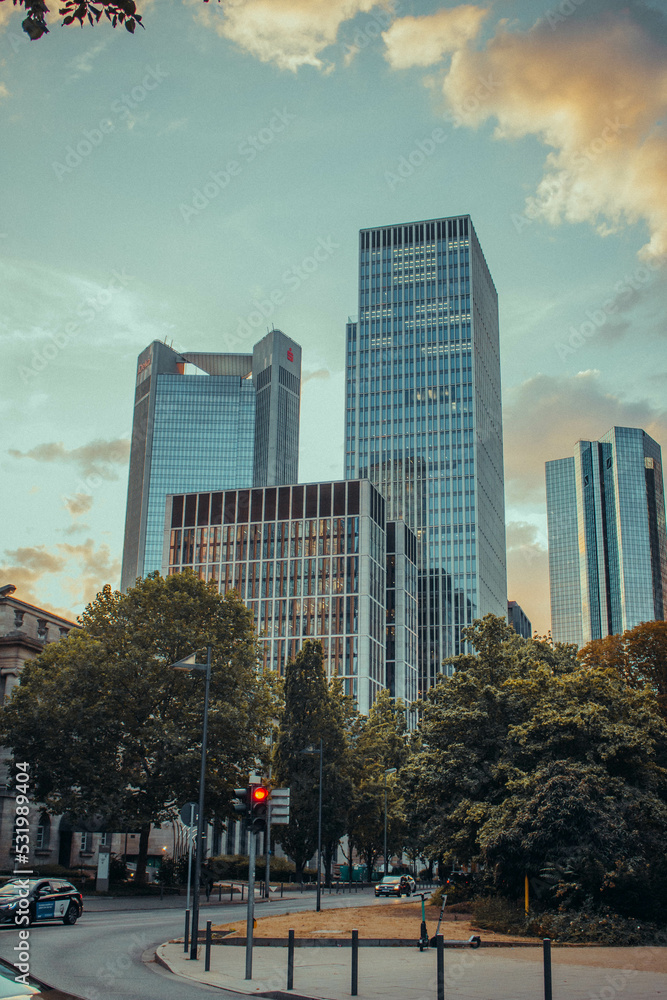 Obraz premium Skyscraper in Frankfurt