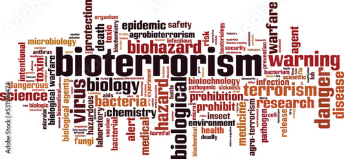 Bioterrorism word cloud