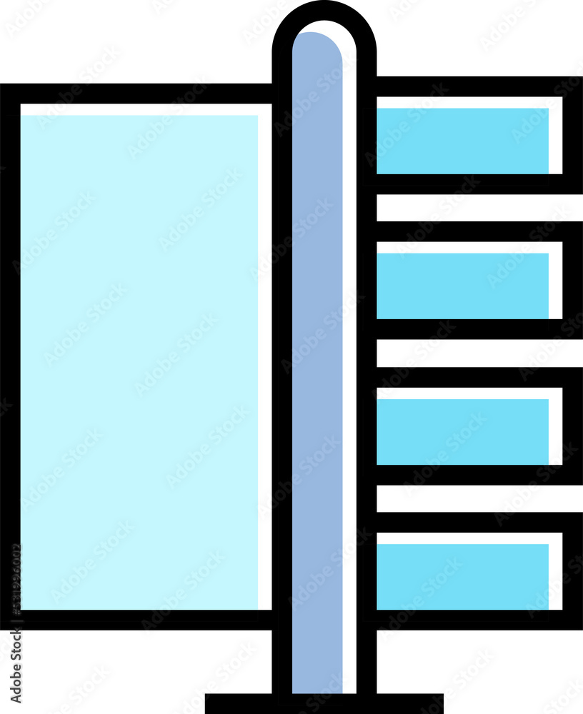 blue street signpost icon illustration blue street signpost icon illustration