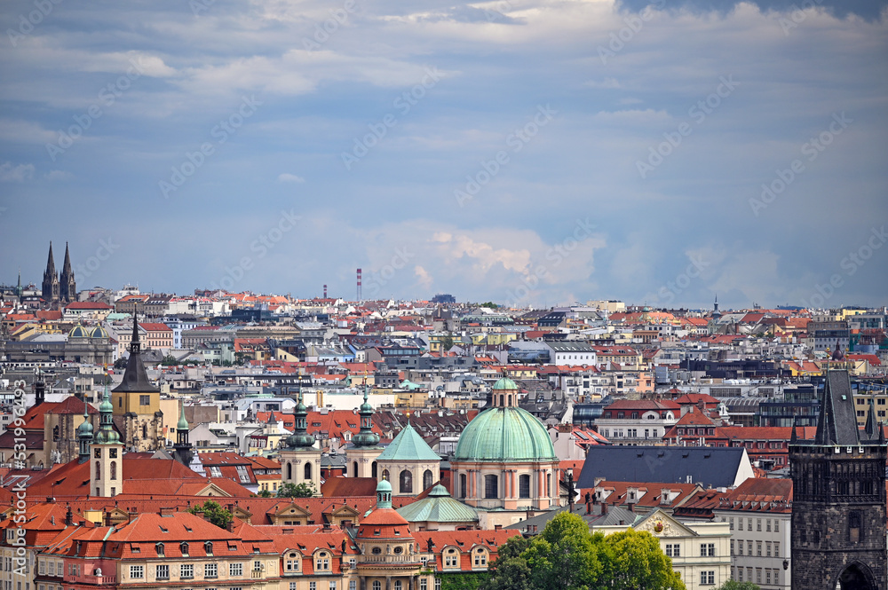 Prague panorama cityscape Czech Republic