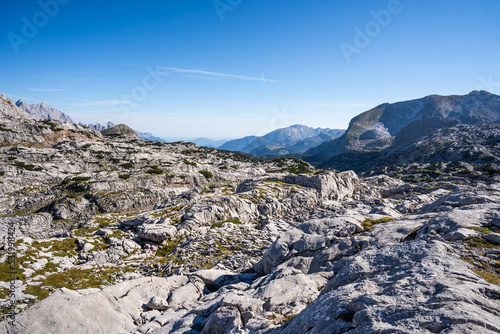 Panorama picture of the Stony Sea in the Alps V