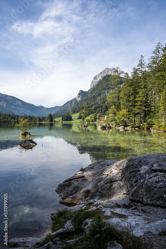 Lake Hintersee in the Alps