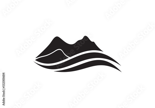 this is a creative mountain business logo 