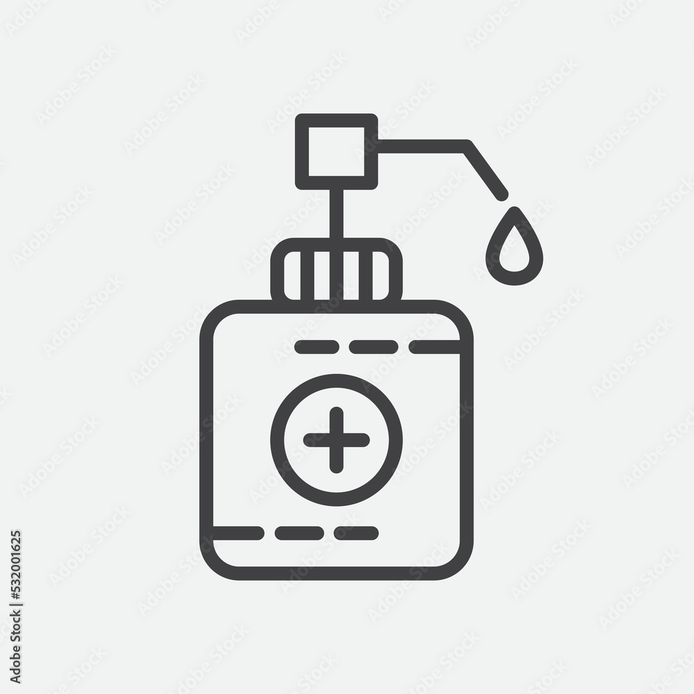 Hand Sanitizer Icon Vector Illustration Hand Sanitizer Icon Vector Illustration