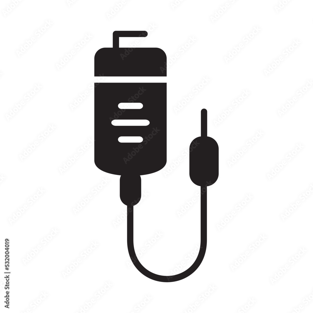 Infusion Medical Icon Vector Illustration Infusion Medical Icon Vector Illustration