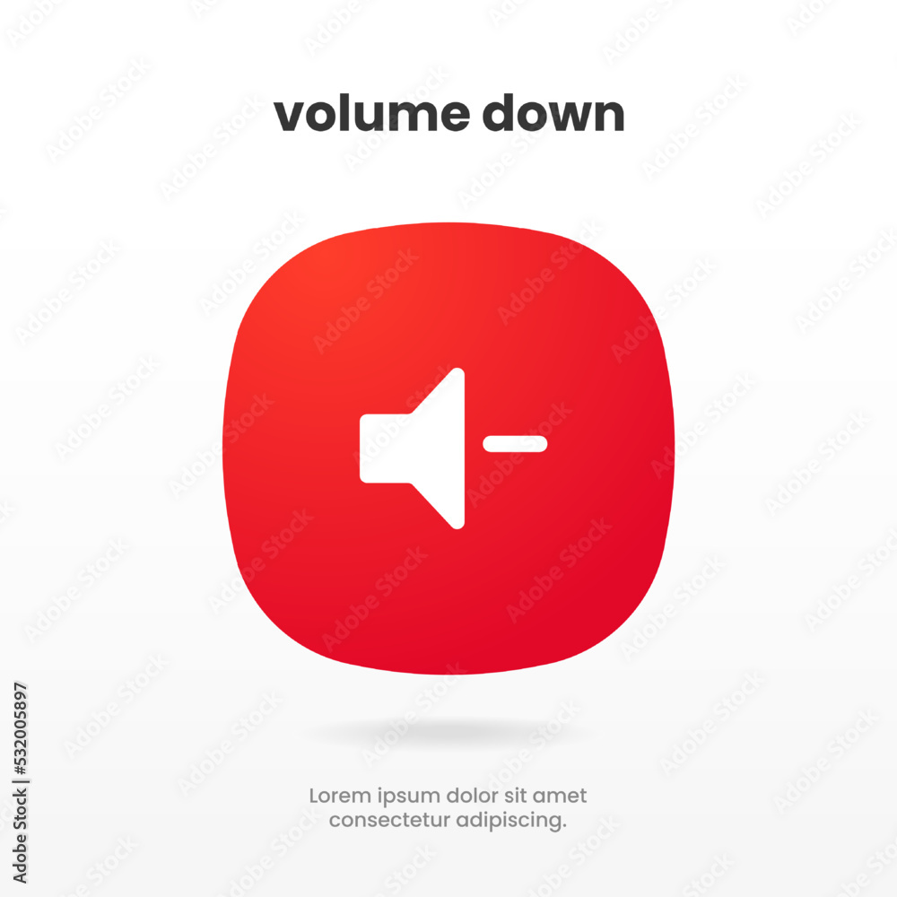 3d speaker and sound icon. Volume down icon. Computer voice icon. Megaphone and music icon. Sound pictogram. Musical note. Audio sign. UI UX element. Sound button. Audio system, noise with soft UI. 3d speaker and sound icon. Volume down icon. Computer voice icon. Megaphone and music icon. Sound pictogram. Musical note. Audio sign. UI UX element. Sound button. Audio system, noise with soft UI.