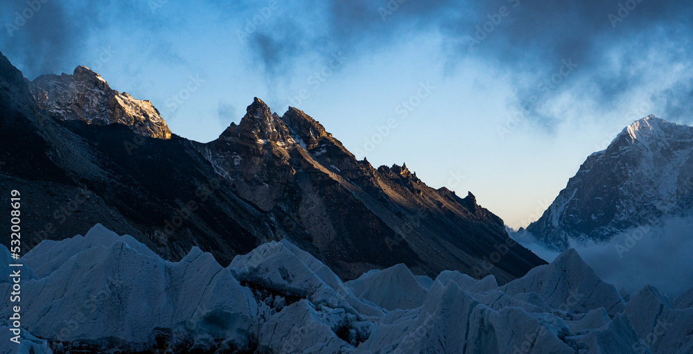 Glacier Ice at Everest Base Camp
