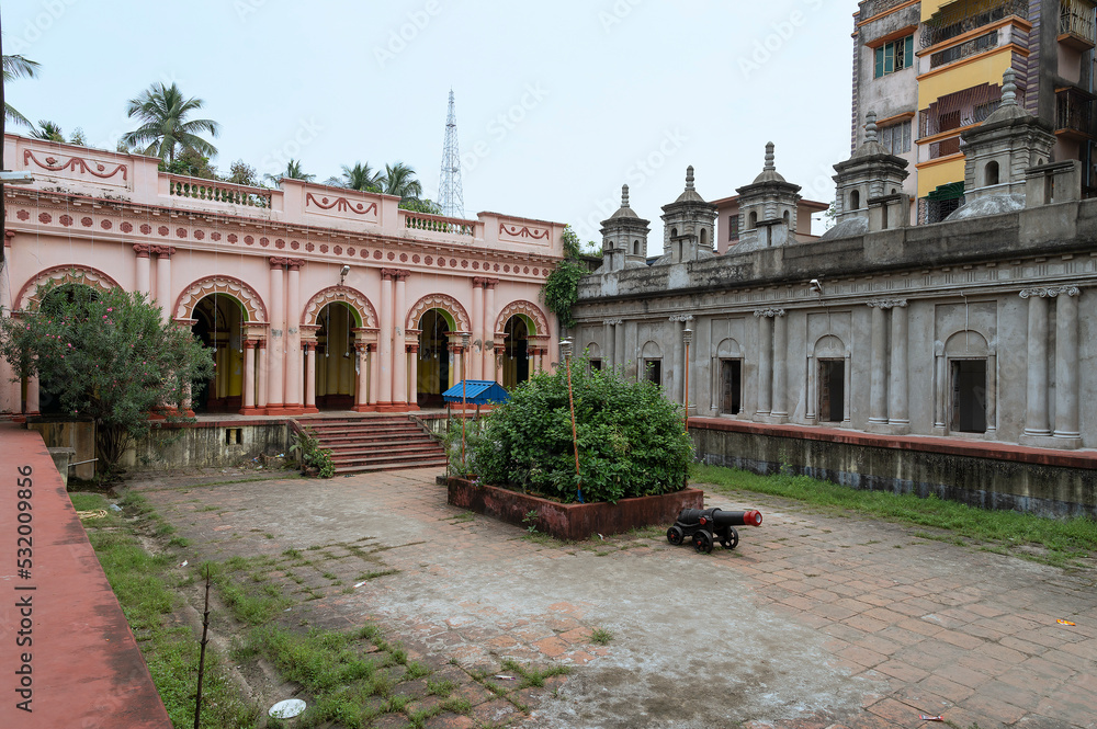 Obraz premium Andul Rajbarhi , a palace or rajbari near Kolkata in Andul. Heritage site.