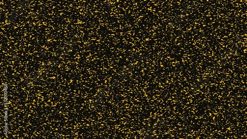 Yellow color screen transition loop animation background. Gold yellow ink spread entire space surface background color design texture animated stock footage 4k.