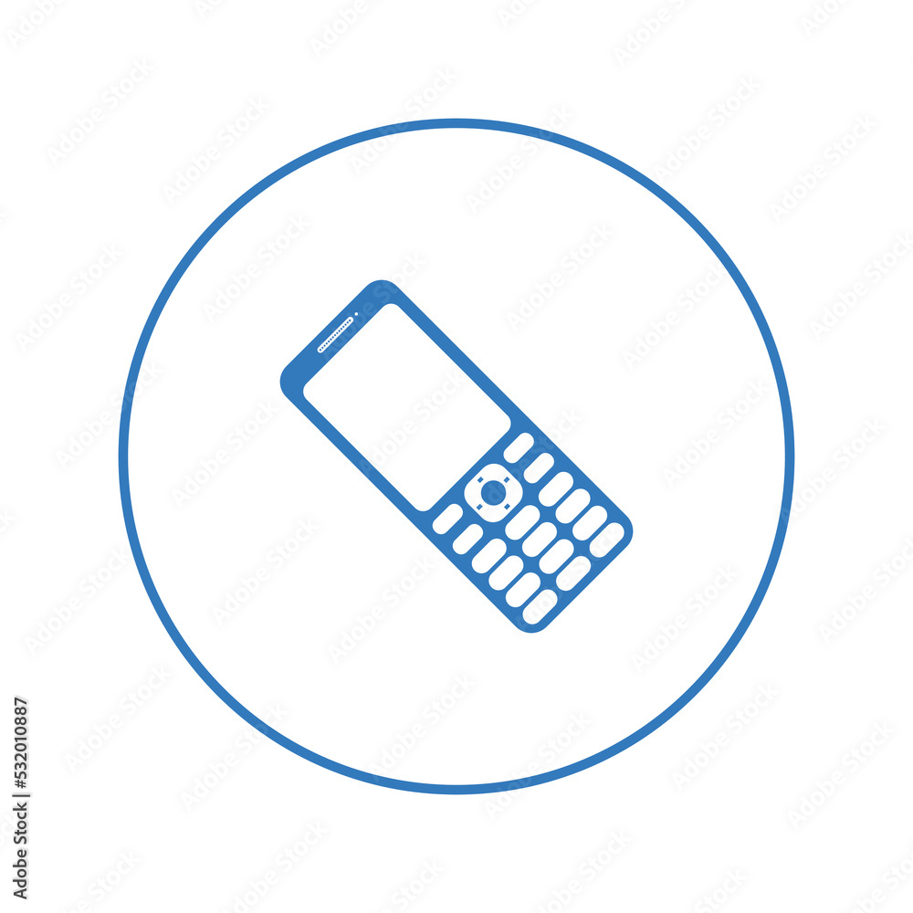Feature button mobile phone icon | Circle version icon | Feature button mobile phone icon | Circle version icon |