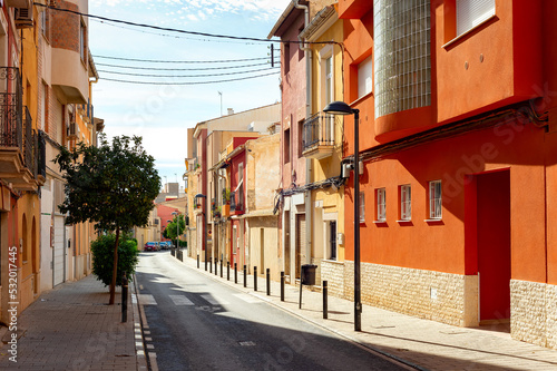 Street road Mediterranean architecture Spain © joyt