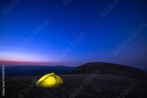 Summer sunrise in the Black Mountains