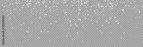 Vector heavy snowfall, snowflakes in different shapes and forms. Snow flakes, snow background. Falling Christmas. Stock royalty free vector illustration. PNG 