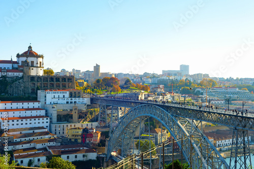 Luis bridge Gaia sunset Porto