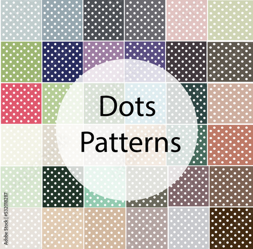 patterns scrapbooking rainbow dots peas